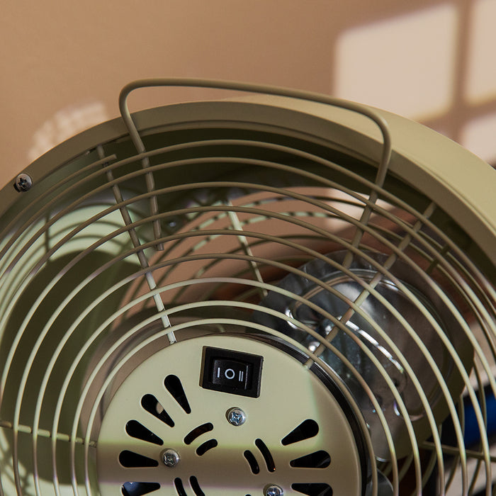 Ventilator de birou retro Cecotec EnergySilence 800 RetroDesk Green, 20 W, 20 cm, 2 trepte, verde