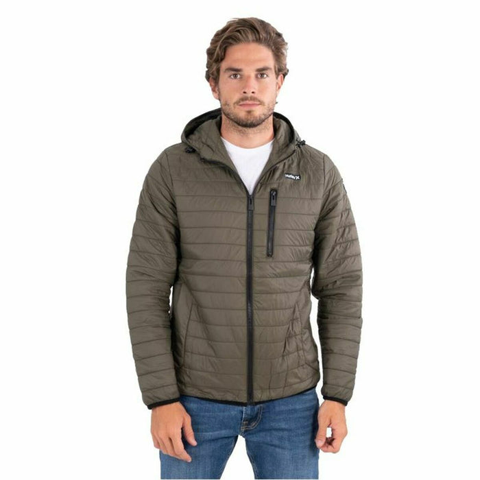 Jachetă Sport de Bărbați Hurley  Balsam Quilted Packable Verde