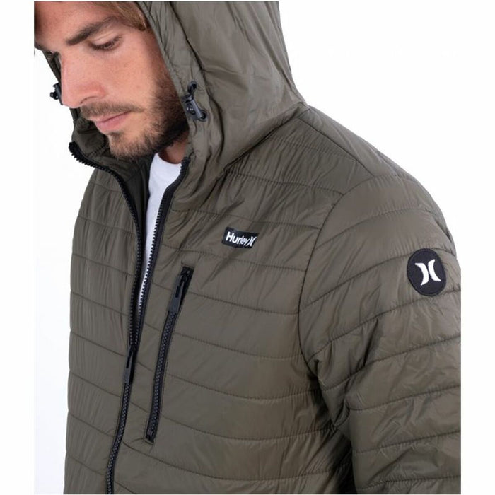 Jachetă Sport de Bărbați Hurley  Balsam Quilted Packable Verde