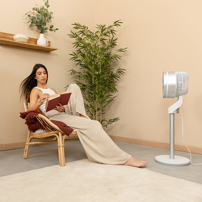 Ventilator cu picior Cecotec EnergySilence 1000 Cyclone Smart, 60 W, 3 viteze, alb