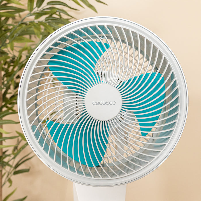 Ventilator cu picior Cecotec EnergySilence 1000 Cyclone Smart, 60 W, 3 viteze, alb