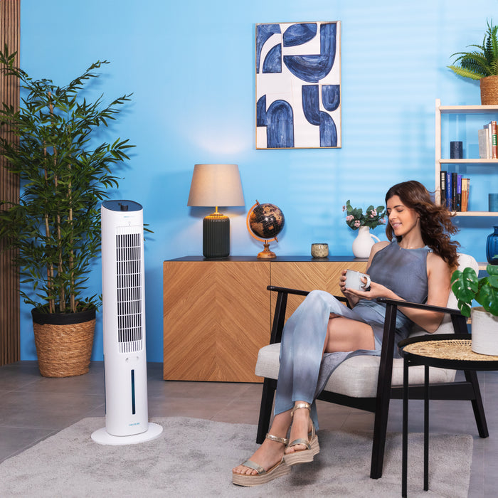 Răcitor de aer evaporativ tip turn Cecotec EnergySilence 2000 SkyCool, 3 l, 60 W, 3 viteze
