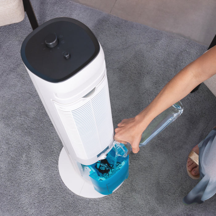 Răcitor de aer evaporativ tip turn Cecotec EnergySilence 2000 SkyCool, 3 l, 60 W, 3 viteze