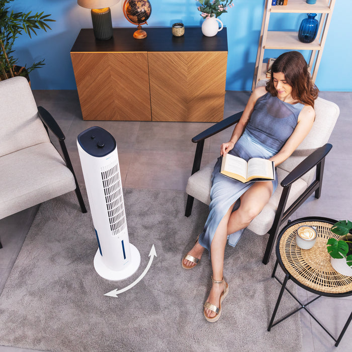 Răcitor de aer evaporativ tip turn Cecotec EnergySilence 2000 SkyCool, 3 l, 60 W, 3 viteze