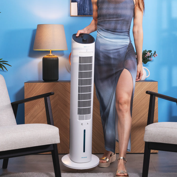 Răcitor de aer evaporativ tip turn Cecotec EnergySilence 2000 SkyCool, 3 l, 60 W, 3 viteze