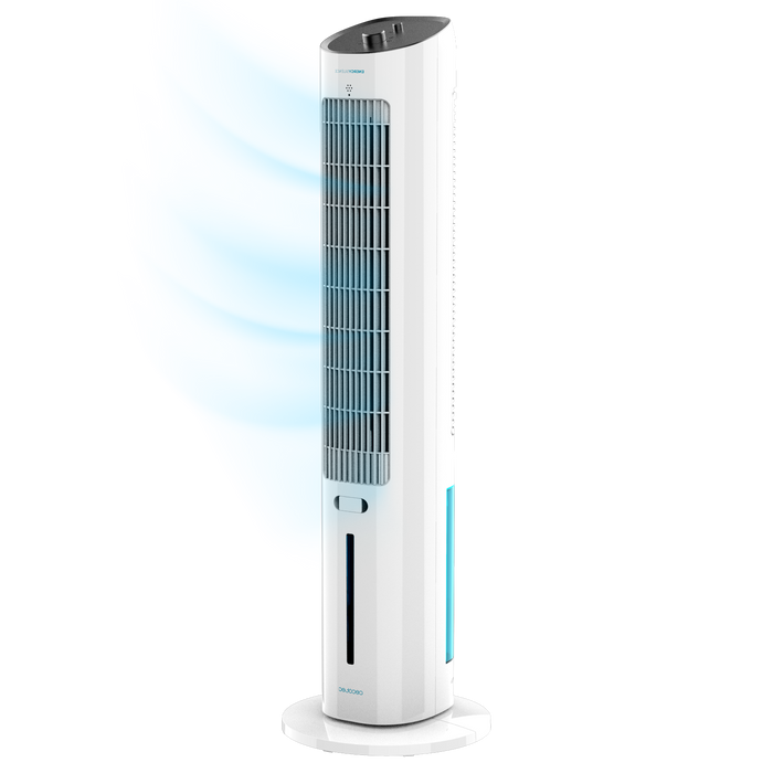 Răcitor de aer evaporativ tip turn Cecotec EnergySilence 2000 SkyCool, 3 l, 60 W, 3 viteze