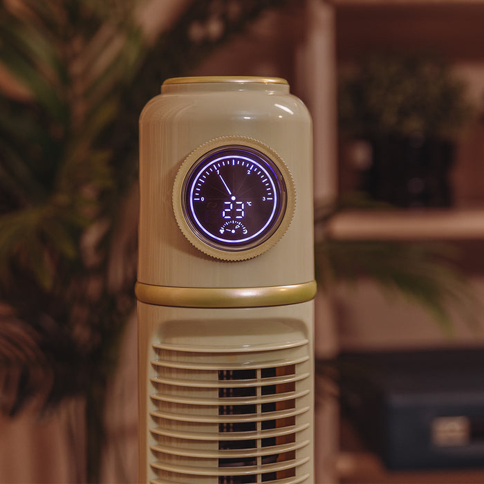 Ventilator turn Cecotec EnergySilence 1090 Skyline Retro Smart Green, 40 W, 3 trepte, verde