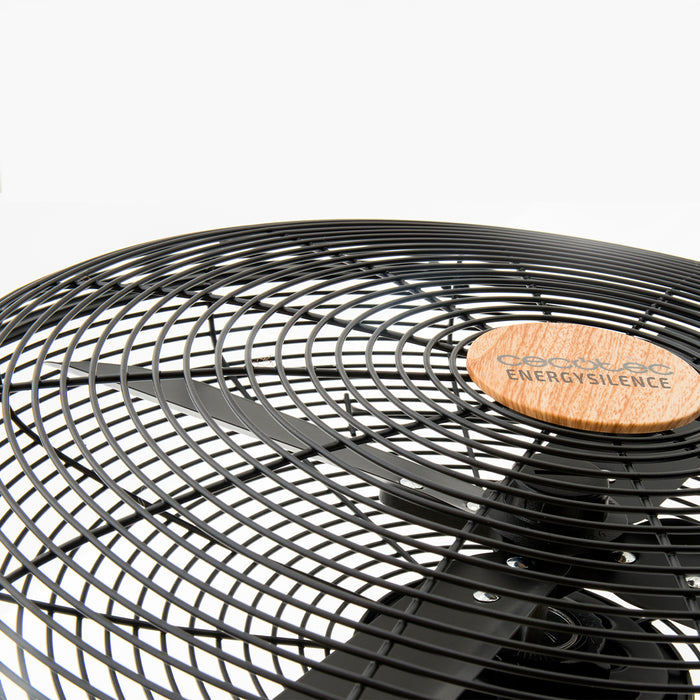 Ventilator cu picior Cecotec EnergySilence 600 Woodstyle, 50 W, 3 trepte, diametru 40 cm, finisaj lemn