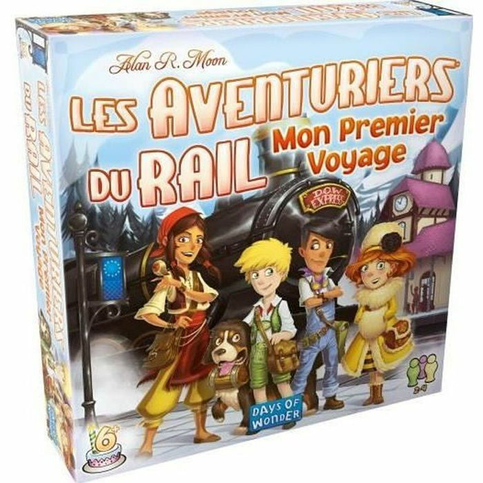 Joc de Masă Asmodee Rail Adventurers : My First Voyage (FR) Negru Albastru Alb Verde