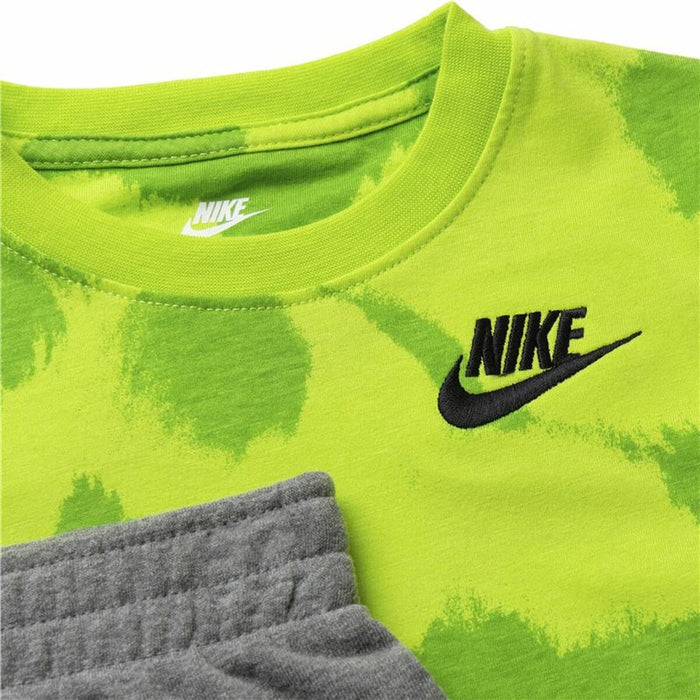 Set Sport pentru Copii Nike Dye Dot Verde lămâie