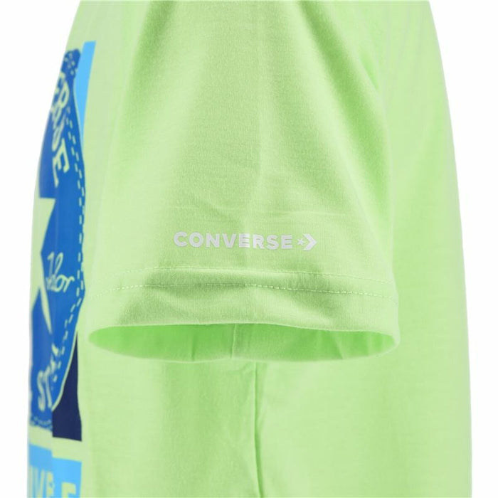 Tricou cu Mânecă Scurtă pentru Copii Converse Renew GFX Verde