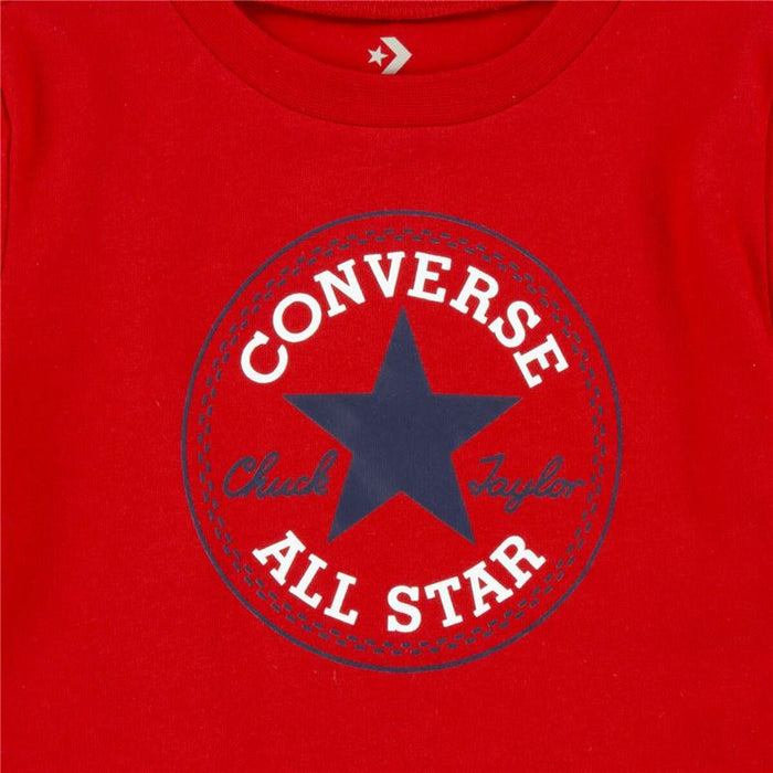Set Sport pentru Copii Converse Negru/Roșu