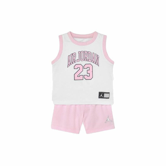Set Sport pentru Copii Nike Air Jordan Cadet  Multicolor Roz