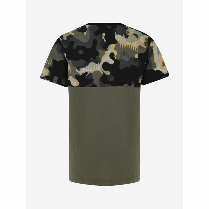Tricou cu Mânecă Scurtă pentru Copii Converse Blocked Camo Galben