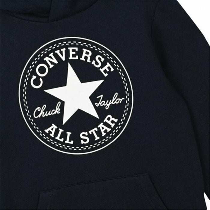 Hanorac cu Glugă Copii Converse Ctp  Negru