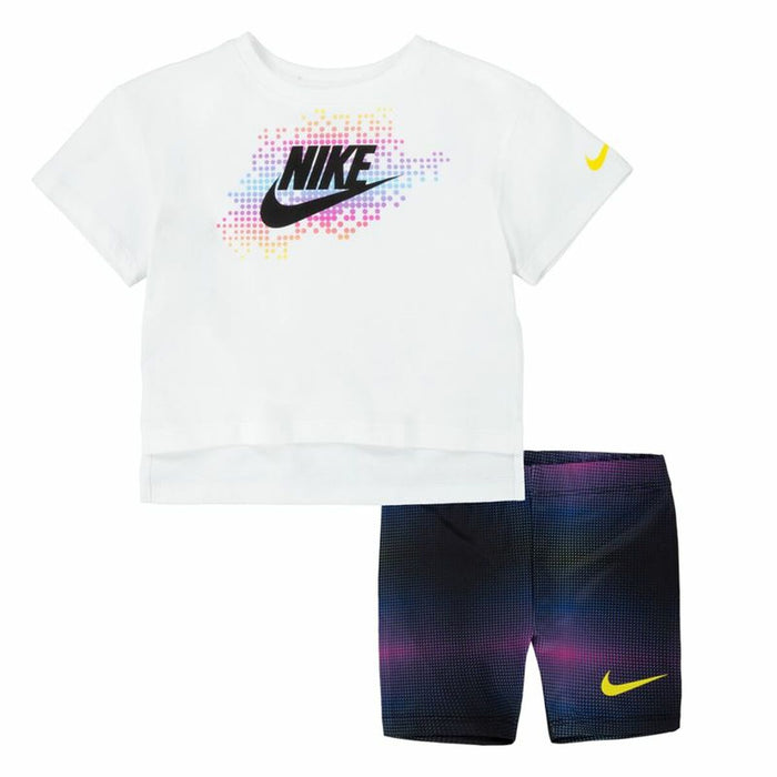 Set Sport pentru Copii Nike Aop Bike Albastru Alb Multicolor 2 Piese