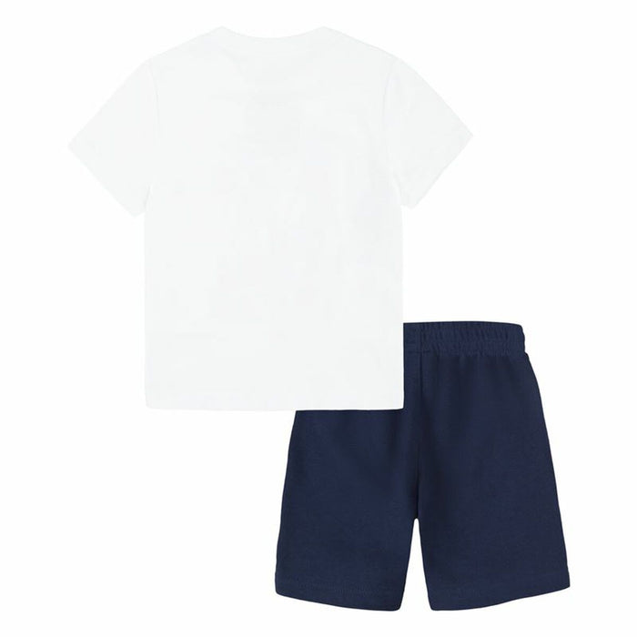Set Sport pentru Copii Nike Nsw Add Ft Short  Albastru Alb Multicolor 2 Piese