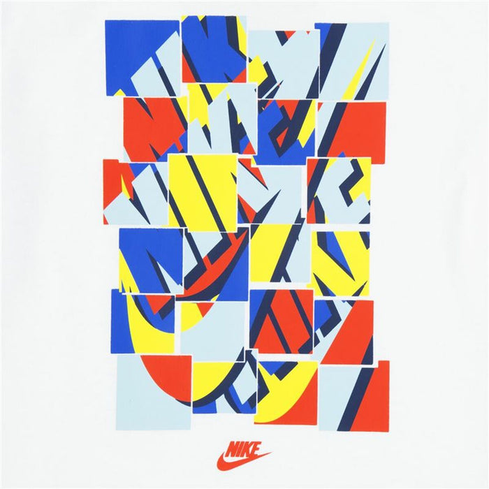 Set Sport pentru Copii Nike Nsw Add Ft Short  Albastru Alb Multicolor 2 Piese