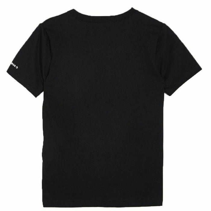 Tricou cu Mânecă Scurtă pentru Copii Converse Dissected Chuck Patch Dial Up Negru