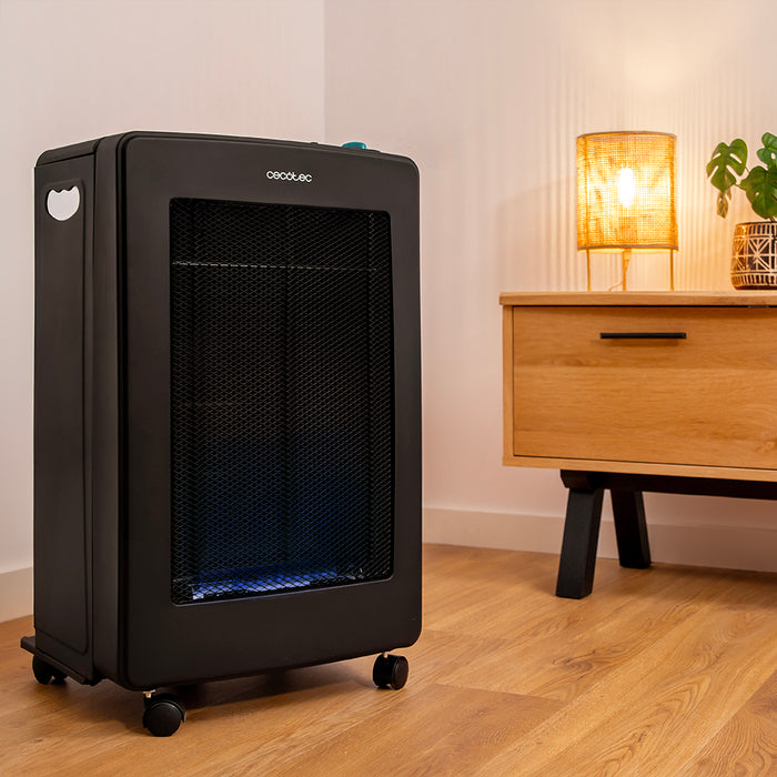 Încălzitor pe gaz cu flacără albastră Cecotec ReadyWarm 4200 BlueFlame Foldable, 4200 W, 2 trepte, clasa A