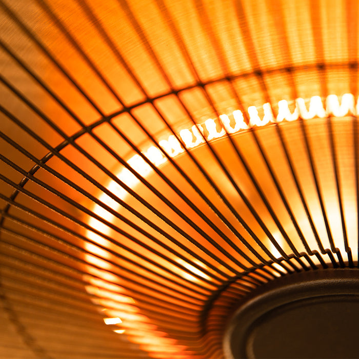 Încălzitor de exterior suspendat Cecotec ReadyWarm 1500 Power Ceiling, 1500 W, IP65, telecomandă
