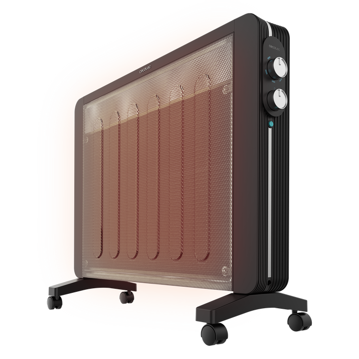 Radiator cu panou de mică Cecotec Ready Warm 2000 Now, 2000 W, 2 trepte, 29 × 62 × 74,5 cm, negru