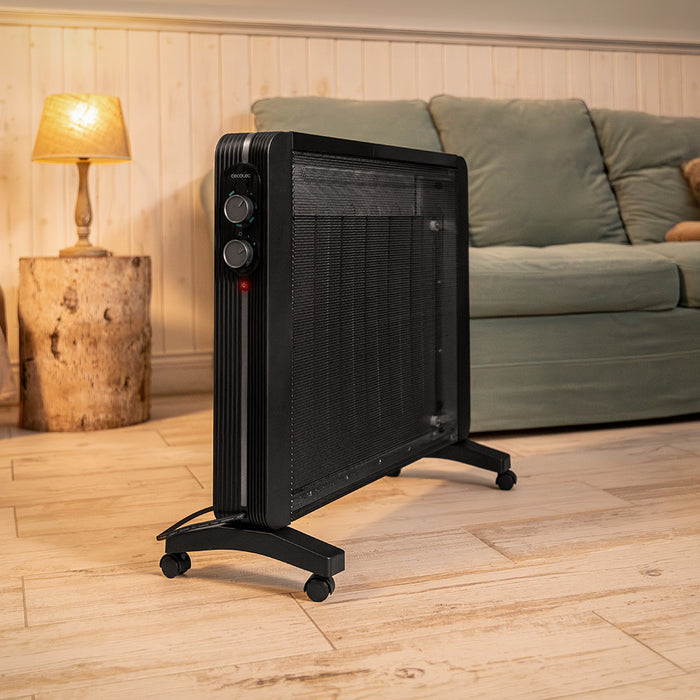 Radiator cu panou de mică Cecotec Ready Warm 2000 Now, 2000 W, 2 trepte, 29 × 62 × 74,5 cm, negru
