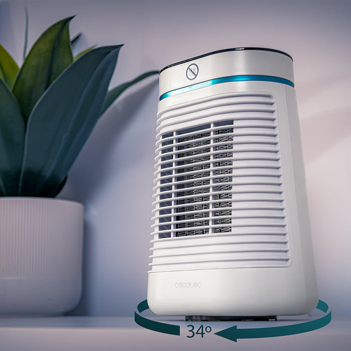 Aerotermă ceramică de masă Cecotec ReadyWarm 1550 Max Ceramic Rotate Smart White, 1500 W, 3 moduri, albă