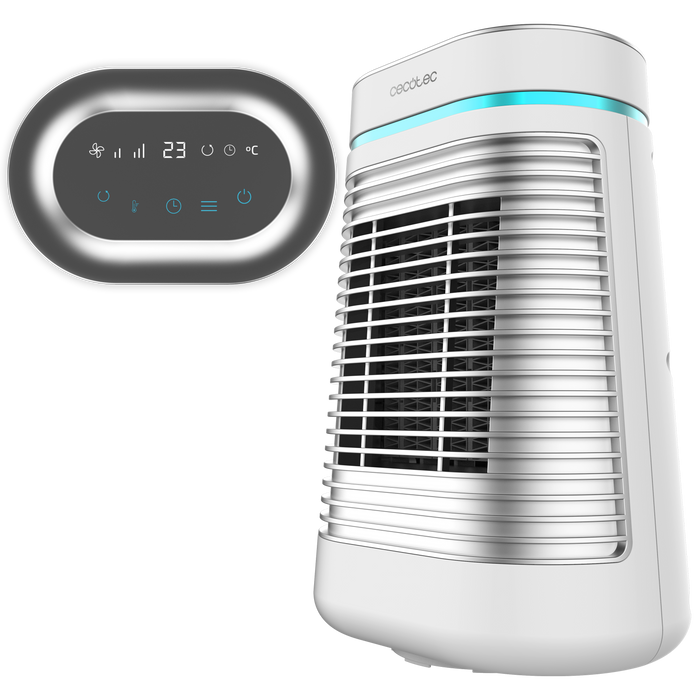 Aerotermă ceramică de masă Cecotec ReadyWarm 1550 Max Ceramic Rotate Smart White, 1500 W, 3 moduri, albă