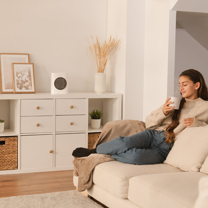Aerotermă ceramică de masă Cecotec ReadyWarm 1570 Max Ceramic Smart White, 1500 W, 3 moduri, albă