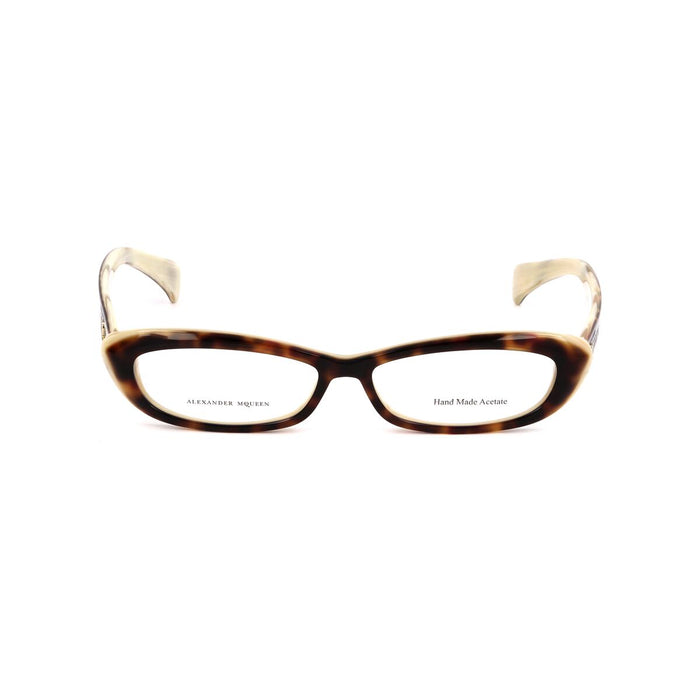 Ramă de Ochelari Damă Alexander McQueen AMQ-4181-TWX Bej Havana