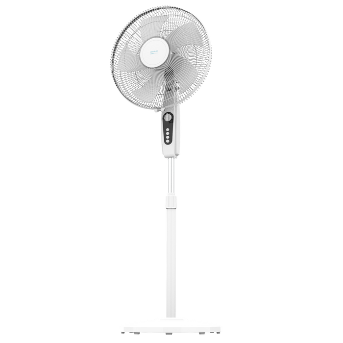 Ventilator cu picior Cecotec EnergySilence 515 MaxFlow White, 45 W, 3 trepte, 16", alb