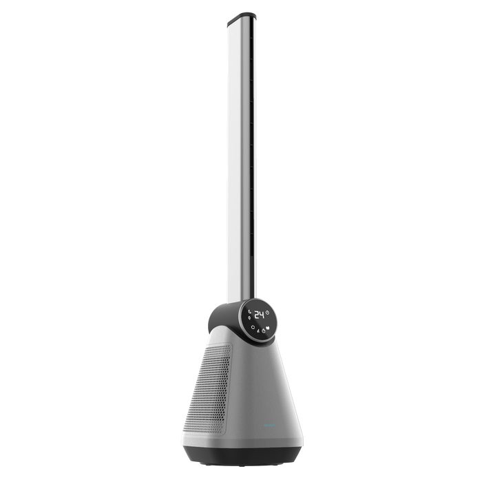 Ventilator turn fără pale Cecotec EnergySilence 9890 Skyline Bladeless Dark, 50 W, 101 cm, 3 trepte, gri