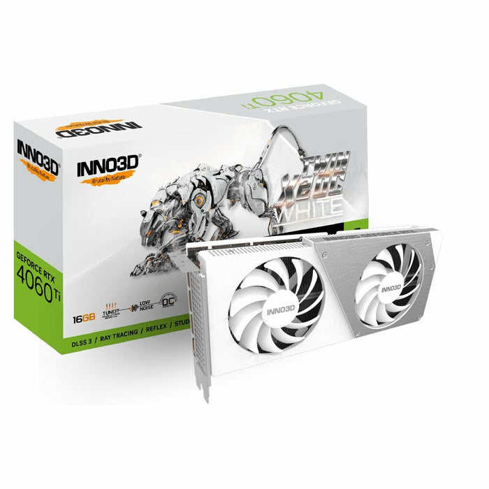 Placă Grafică INNO3D N406T2-16D6X-178055W 16 GB NVIDIA Geforce RTX 4060 Ti