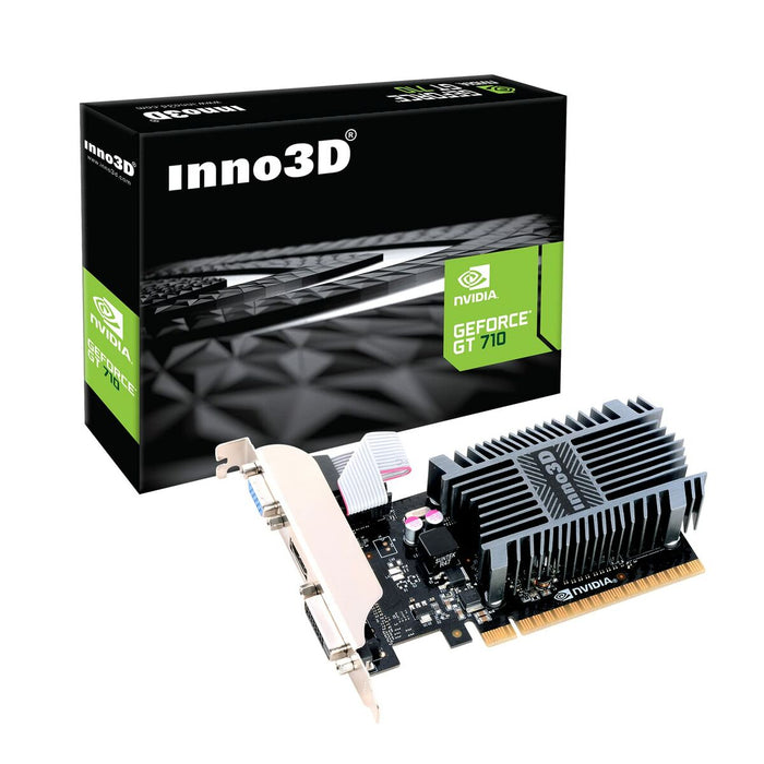 Placă Grafică INNO3D N710-1SDV-E3BX NVIDIA GeForce GT 710 NVIDIA 2 GB