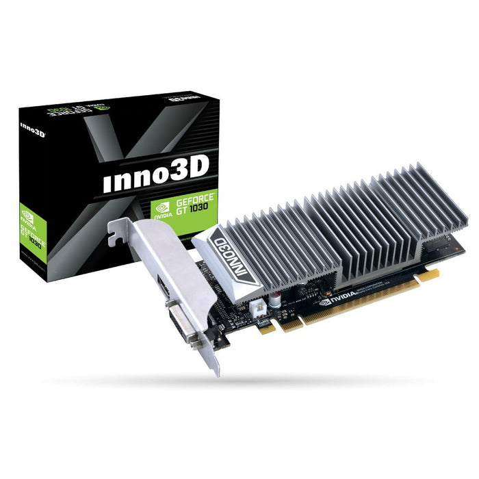 Placă Grafică INNO3D N1030-1SDV-E5BL 2 GB NVIDIA GeForce GT 1030 NVIDIA