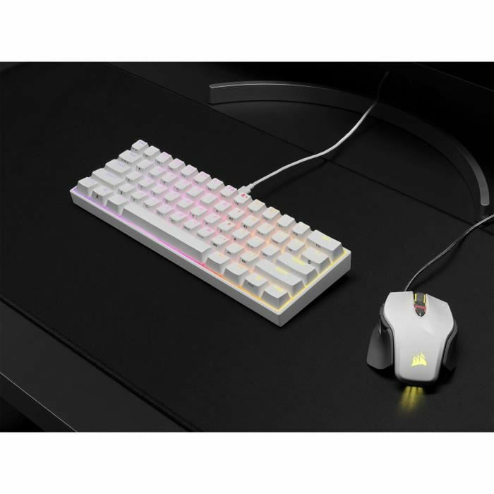 Tastatură Corsair K65 RGB Mini Azerty Franceză Negru