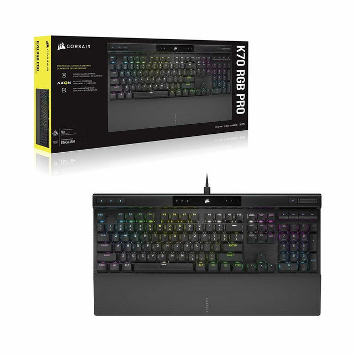 Tastatură Corsair K70 Qwerty Spaniolă Negru
