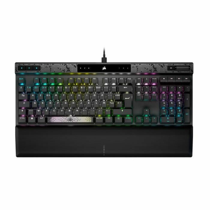 Tastatură Bluetooth Corsair K70 MAX RGB Negru Gri Franceză AZERTY