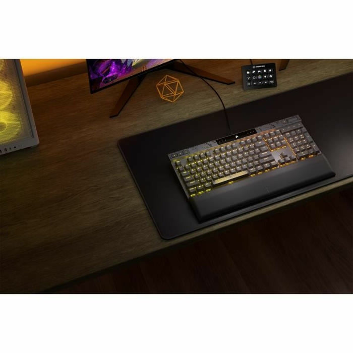 Tastatură Bluetooth Corsair K70 MAX RGB Negru Gri Franceză AZERTY