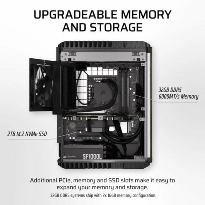 PC cu Unitate Corsair  ONE i500 Wood 32 GB RAM 2 TB SSD NVIDIA GeForce RTX 4080