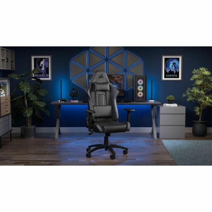 Scaun Gaming Corsair TC100 Negru