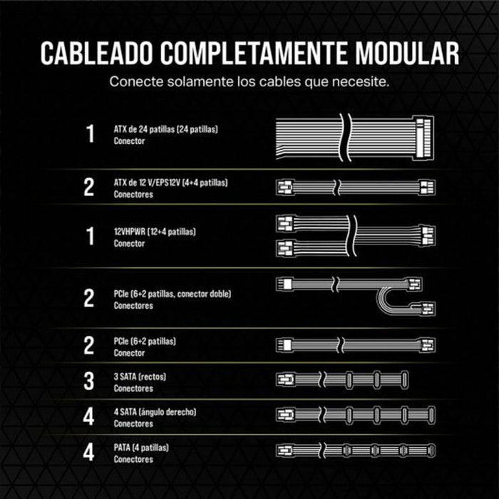 Sursă de Alimentare Corsair CP-9020264-EU Modular 1000 W 150 W 80 Plus Gold