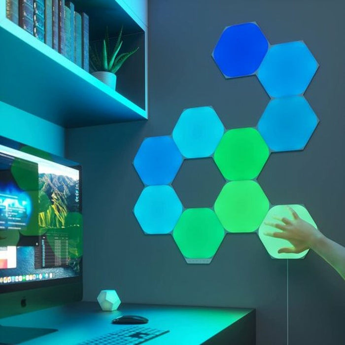 Panou LED Nanoleaf NL42-0002HX-9PK Alb