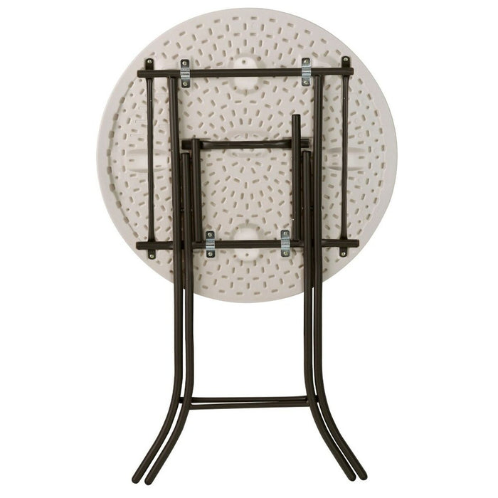 Masa laterală Lifetime Crem 84 x 110 x 84 cm Oțel Plastic