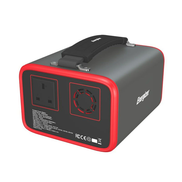 Stație de alimentare portabilă Energizer PPS240W2 Negru Roșu Gri 72000 mAh