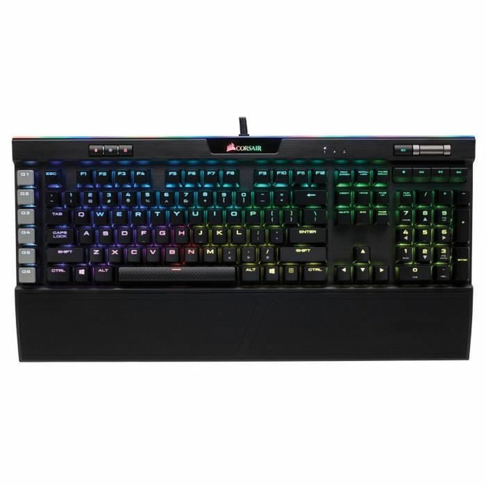 Tastatură Bluetooth cu Suport pentru Tabletă Corsair K95 RGB PLATINUM Negru