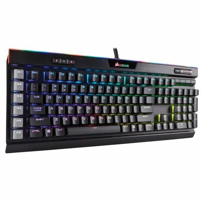 Tastatură Bluetooth cu Suport pentru Tabletă Corsair K95 RGB PLATINUM Negru