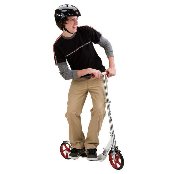 Trotinetă Scuter  A5 Lux Razor 13073001 Albastru Roșu Argintiu