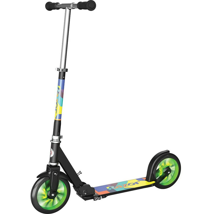 Trotinetă A5 Lux Light-Up Razor 13073033 Negru Verde Multicolor